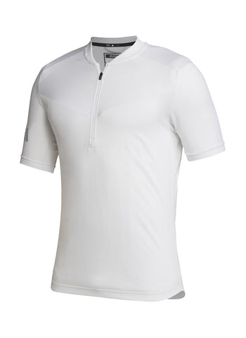 Adidas HS1298 White/Grey Mens Sideline 1/4 Zip Jacket