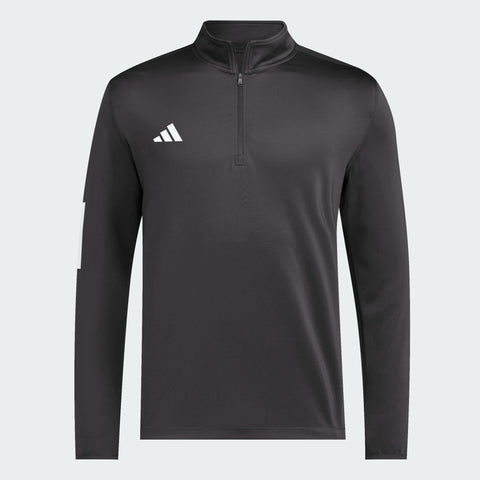 Adidas HY7896 Dark Grey/White 1/2 Zip Golf Jacket